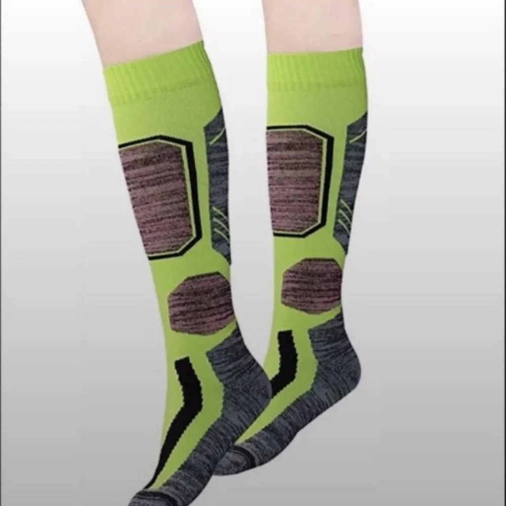 Asobilor Ski Socks Knee High Skiing Thermal